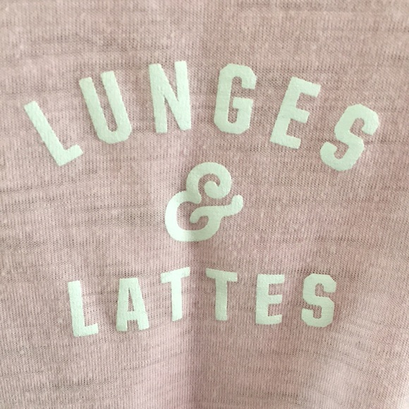 Lunges and Lattes Workout Tank - Picture 2 of 2